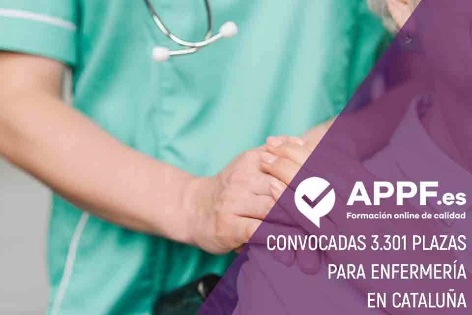 Convocadas 3.301 plazas para enfermería en Cataluña