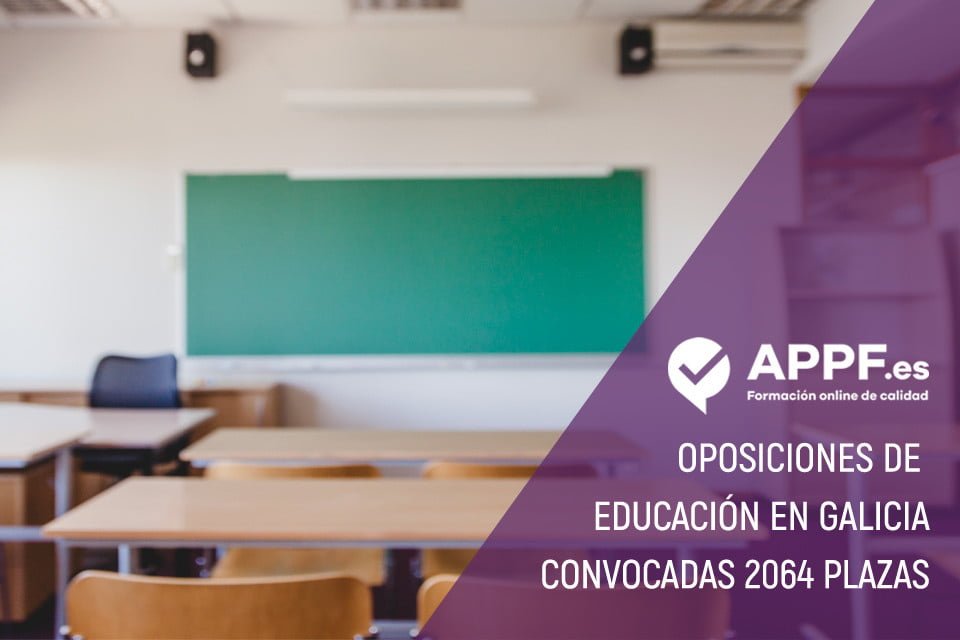 La Xunta de Galicia convoca 2064 plazas para Educación